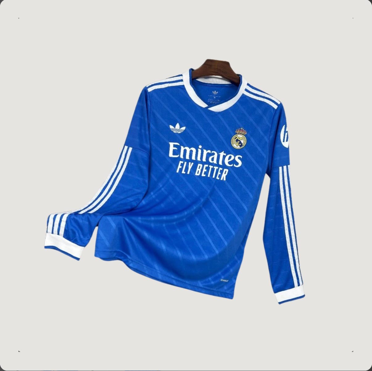 REAL MADRID – MAILLOT THIRD 2025/2026 MANCHES LONGUES – BLEU