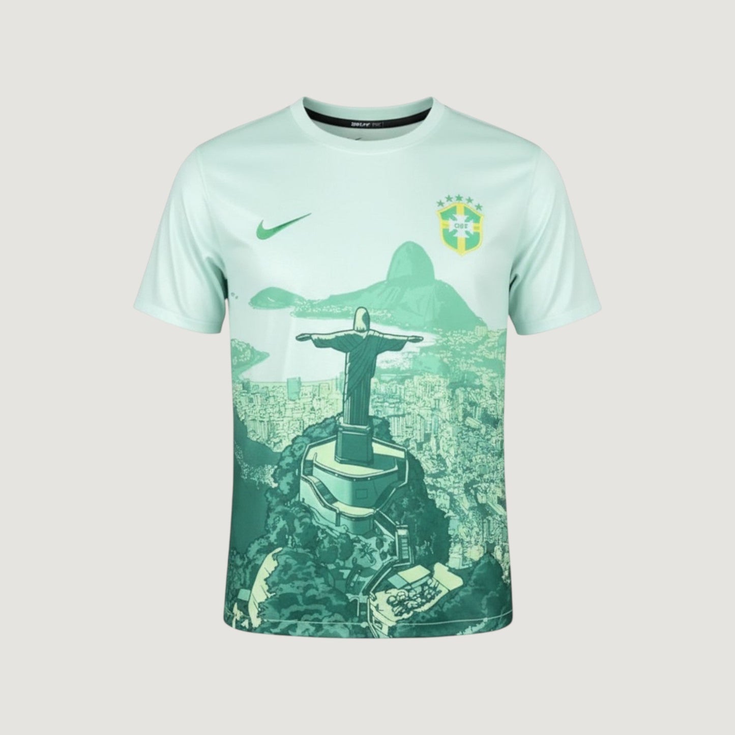 BRÉSIL – MAILLOT CONCEPT 25/26 – VERT & BLANC