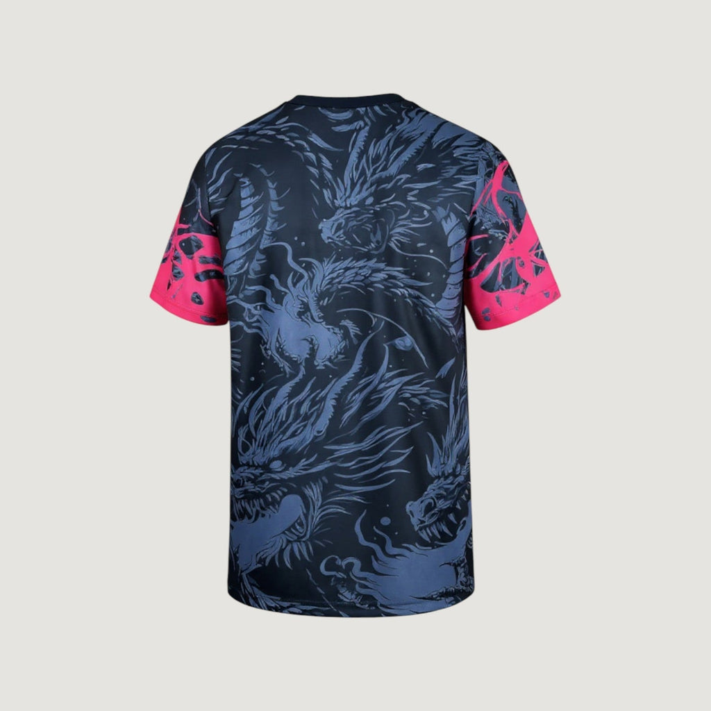 FC BARCELONE – MAILLOT ÉDITION SPÉCIALE DRAGON 25/26 – NOIR & ROSE