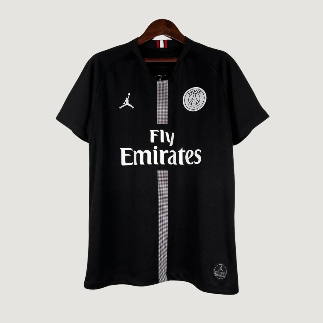 PARIS SAINT GERMAIN ( PSG ) - MAILLOT RÉTRO 18/19 - NOIR