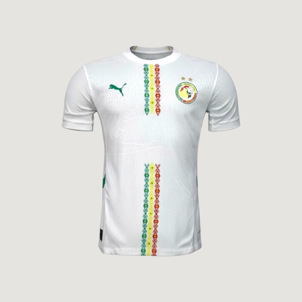 SÉNÉGAL – MAILLOT EXTÉRIEUR 2 ÉTOILES 2026 (PRO) – BLANC