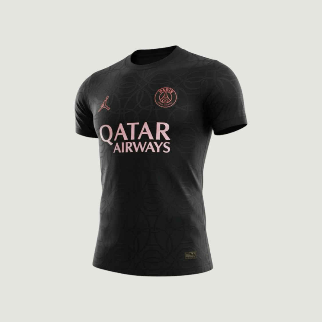 PARIS SAINT-GERMAIN – MAILLOT CONCEPT 2025-26 – NOIR, ROSE