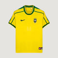 BRÉSIL - MAILLOT RÉTRO 1998 - JAUNE