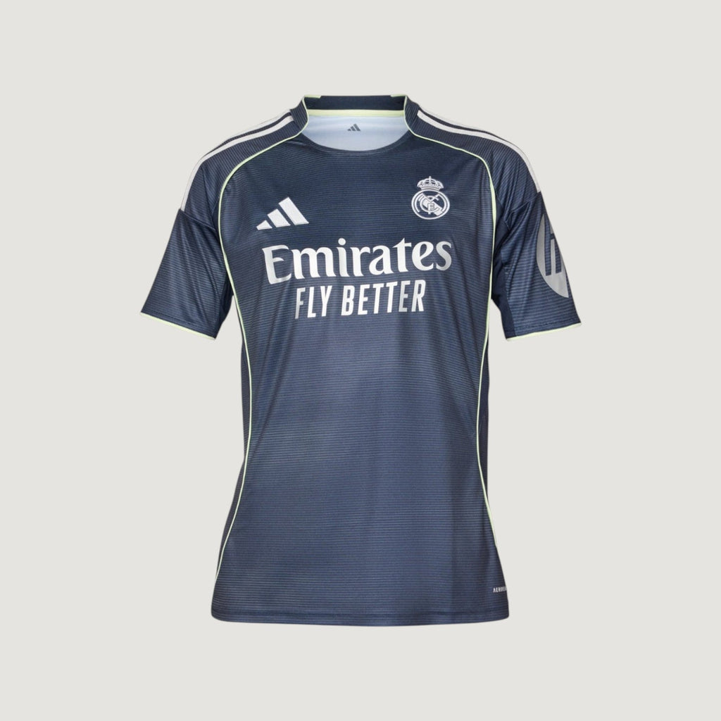 REAL MADRID – MAILLOT EXTÉRIEUR 25/26 - GRIS & BLANC