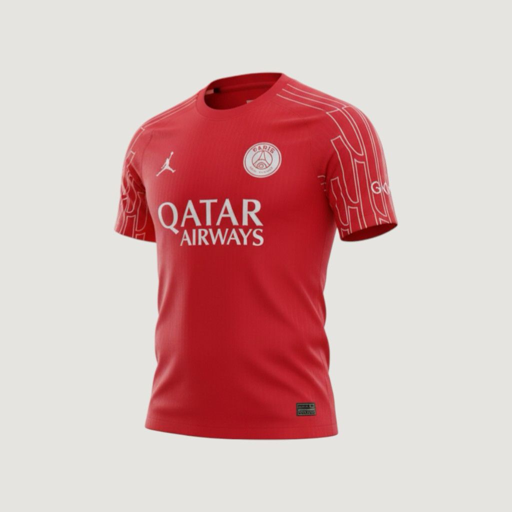 PARIS SAINT-GERMAIN (PSG) - MAILLOT D'ENTRAÎNEMENT (2) - 24/25 - ROUGE