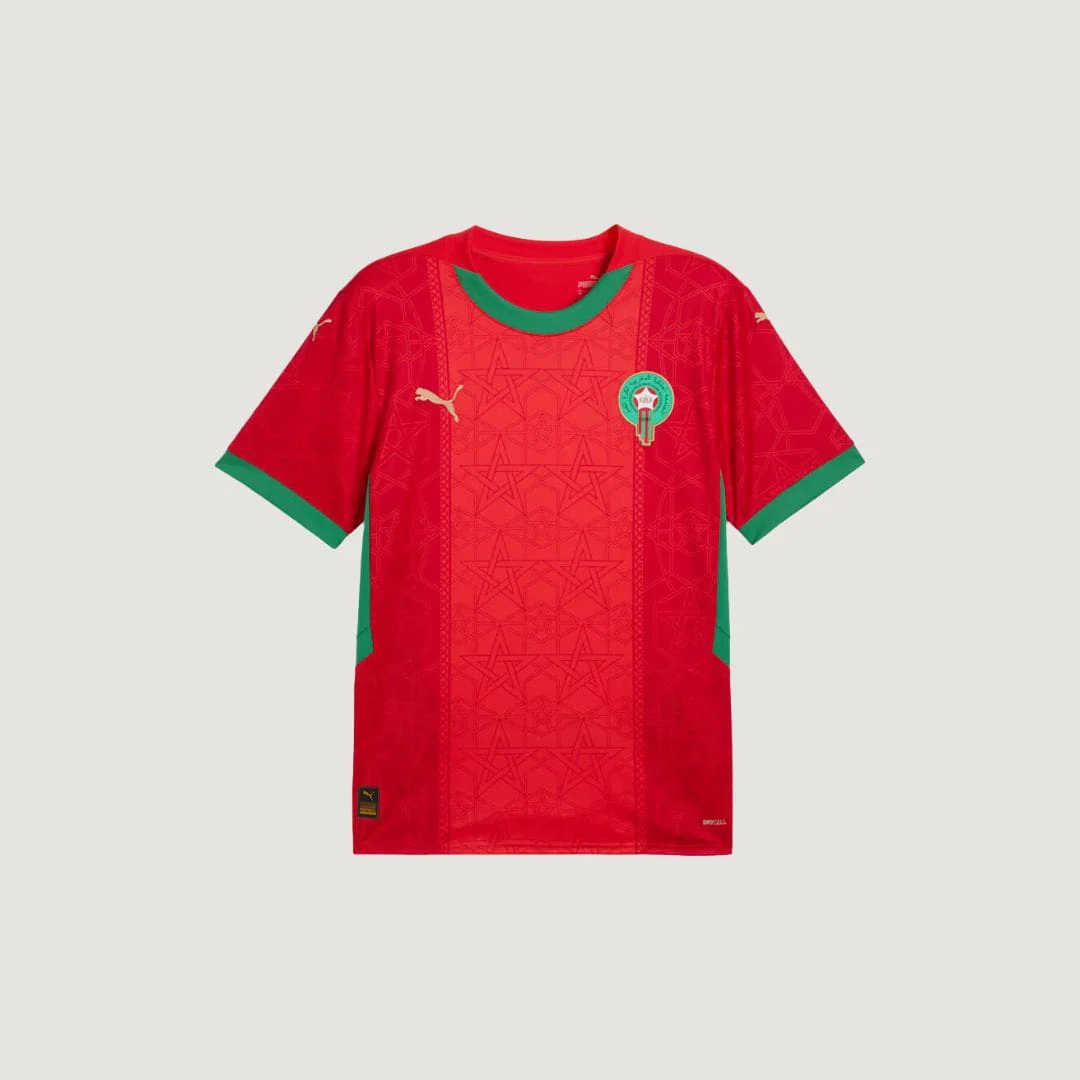 MAROC - MAILLOT DOMICILE 24/25 - ROUGE, VERT
