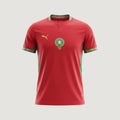 MAROC – MAILLOT DOMICILE 2026 – ROUGE, VERT
