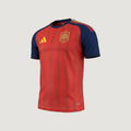 ESPAGNE – MAILLOT DOMICILE COUPE DU MONDE 2026 – ROUGE, BLEU, JAUNE