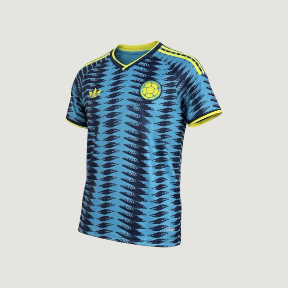 COLOMBIE – MAILLOT EXTÉRIEUR COUPE DU MONDE 2026 – BLEU, JAUNE