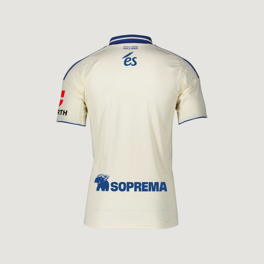RC STRASBOURG – MAILLOT EXTÉRIEUR 25/26 – BLANC & BLEU